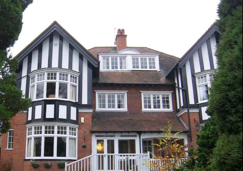 An example of a half timbered style Edwardian House